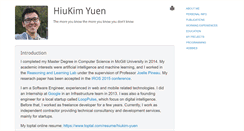 Desktop Screenshot of hiukim.com