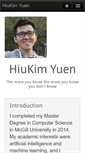 Mobile Screenshot of hiukim.com