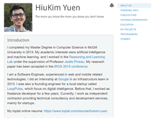 Tablet Screenshot of hiukim.com